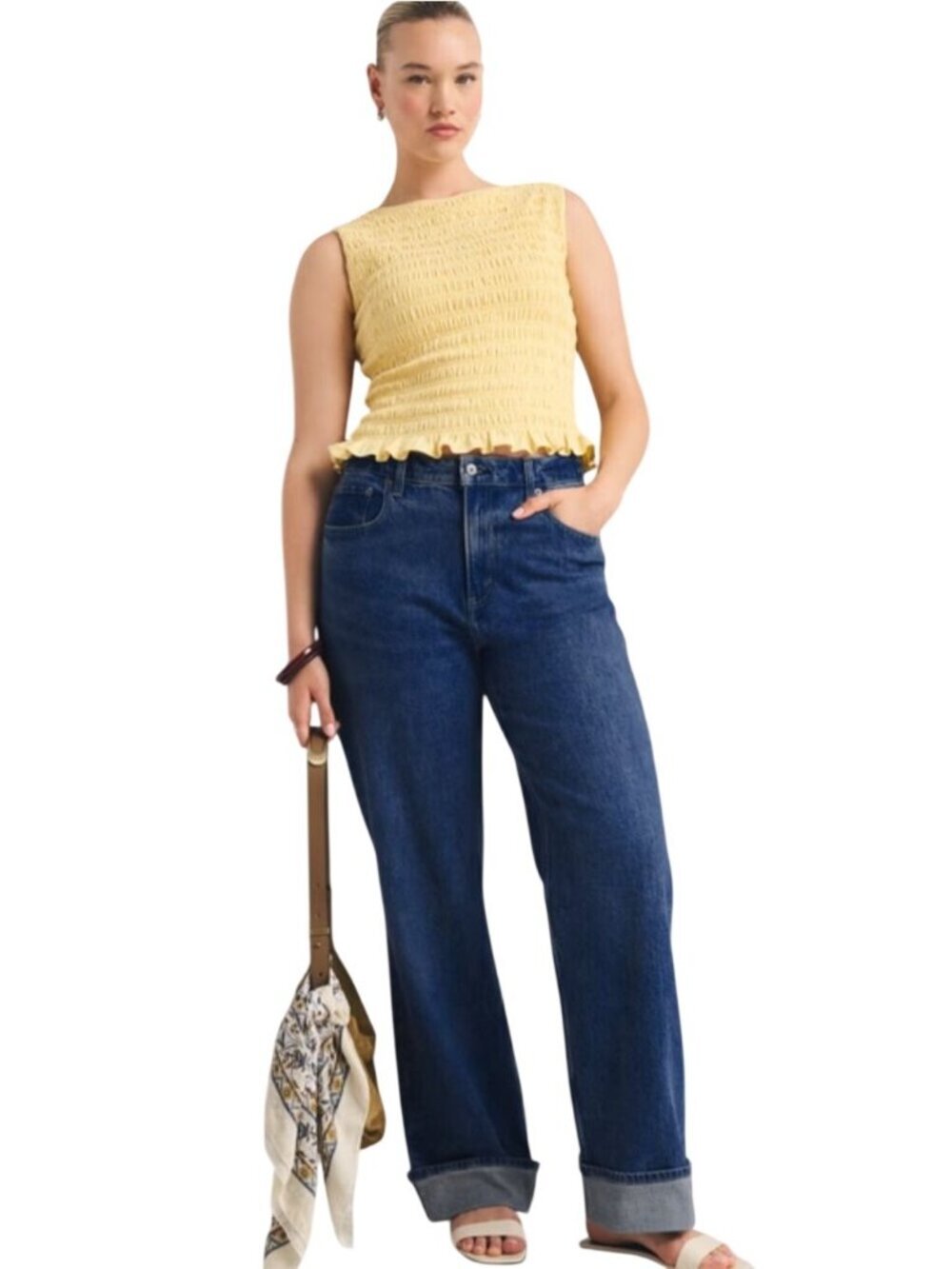 Abercrombie & Fitch 90's Relaxed Jeans High Rise Curve Love Size 27